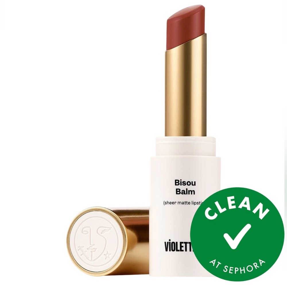 VIOLETTE FR Bisou Balm Sheer Matte Lipstick - Mon Cheri